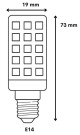 Corn aigo E14  7W żarówka wymiary.jpg