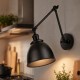 Kinkiet vintage do kuchni czarny metalowy regulowany MS2010 mat black.jpg