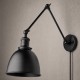 Kinkiet loftowy czarny metalowy z kablem Ledigo MS2010 mat black cable.jpg