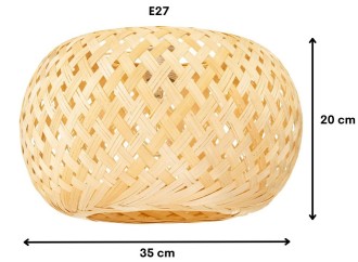 Klosz BOHO bambusowy 35cm BMB02