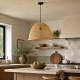Lampa boho bambusowa naturalna do kuchni czarna BMB06.jpg