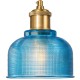 Lampa wisząca sufitowa szklana BELL niebieska.jpg