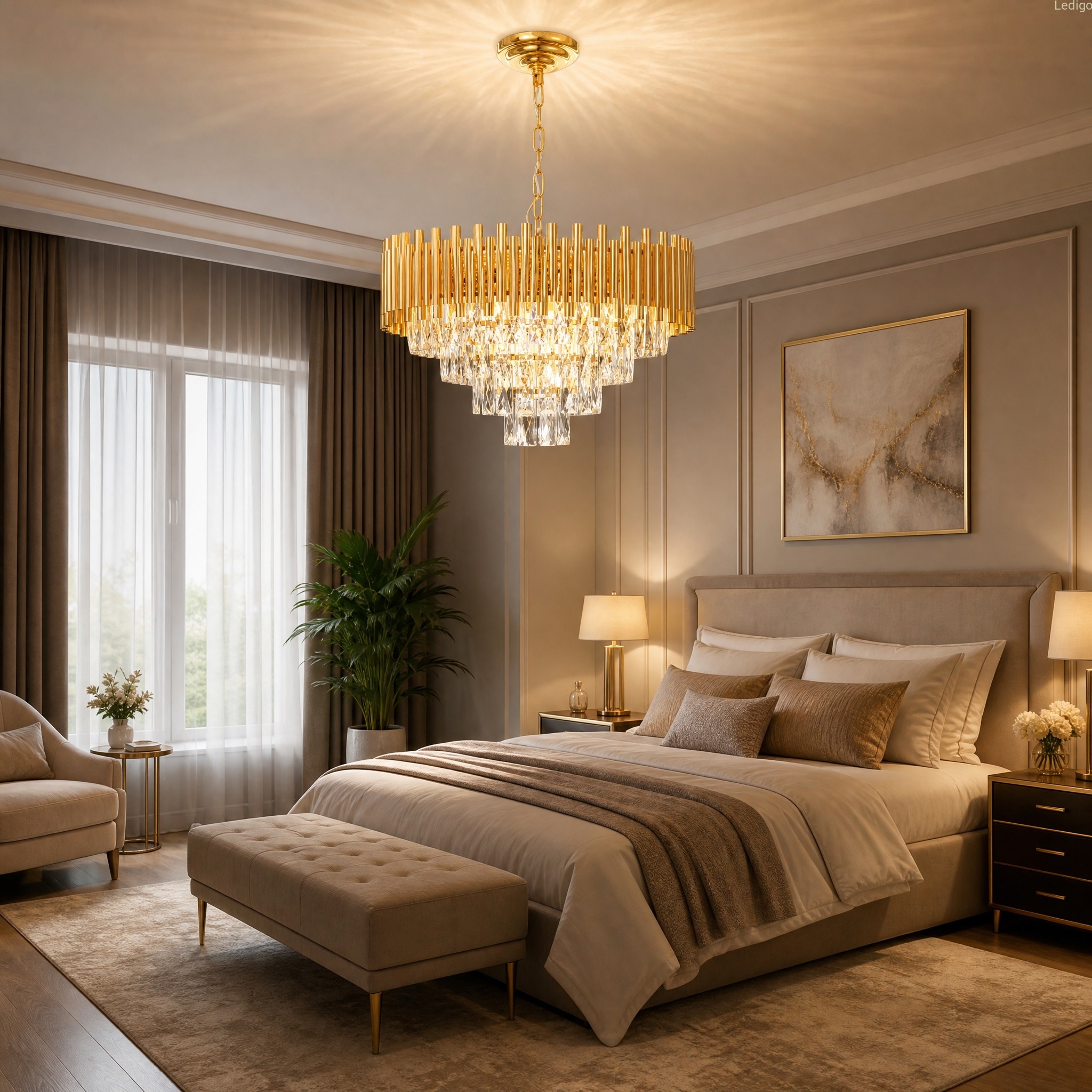 lampa kryształowa do sypialni złota WSC013 DYŻA.jpg
