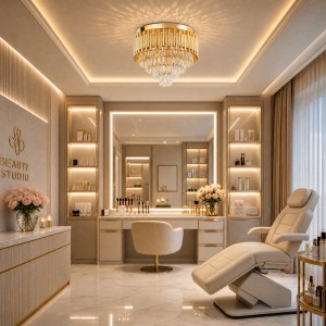 Lampa kryształowa luksusowa żyrandol Luxury WSC014 złota mała