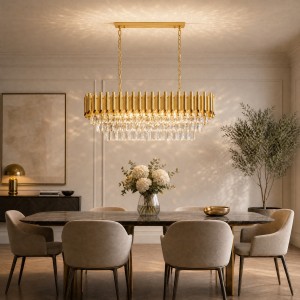 Lampa kryształowa luksusowa żyrandol Luxury GOLD WSC025 