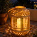 Lampion bambusowy