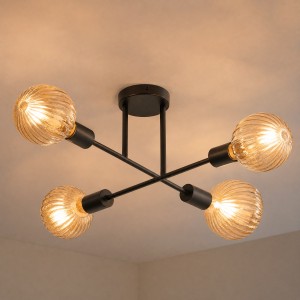 Lampa sufitowa MULTI PATYCZAK czarna 4  