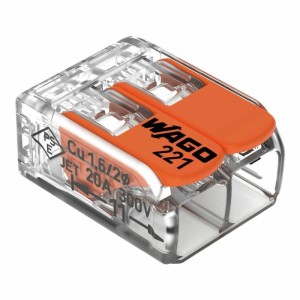 Szybkozłączka WAGO 221-412 COMPACT | 2x 0,14–4 mm²