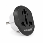 Adapter przejściówka z wtyczki UK na gniazdo europejskie 16A 250V