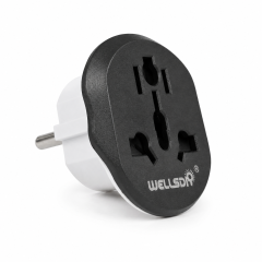 Adapter przejściówka z wtyczki UK na gniazdo europejskie 16A 250V