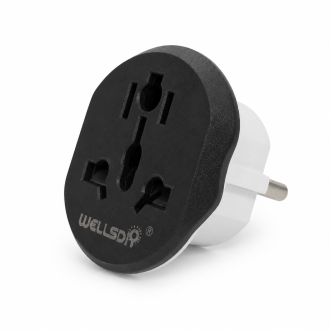 Adapter przejściówka z wtyczki UK na gniazdo europejskie 16A 250V