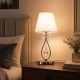 Lampa stołowa z bażurem kryształowa chrom.jpg