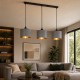Lampa na listwie potrójna z abażurami szara WSC006.jpg