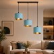 Lampa wisząca na listwie potrójna błękitna WSC008.jpg