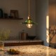 Lampa wisząca szklana zielona do kuchni nad wyspę EP019 Balerina Green.jpg