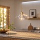 Lampa wisząca szklana plisowana nad wyspę EP019 Balerina Clear.jpg
