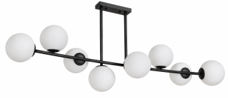 Lampa sufitowa 8 kloszy Milano Grande black