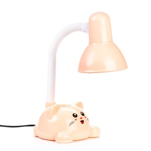 Lampka biurkowa  dziecięca kotek morelowa
