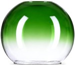 Klosz szklany Venus zielony ombre 15 cm gwint E27 