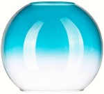 Klosz szklany Venus niebieski ombre 20 cm gwint E27 