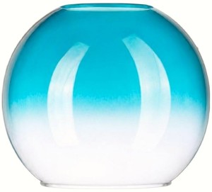 Klosz szklany Venus niebieski ombre 20 cm gwint E27 