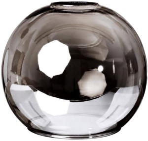 Klosz szklany Venus grafit 20 cm gwint E27