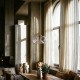 Lampa szklana ze złotą oprawką i złotym kablem WSG03A2 Paris Ufo Clear.jpg