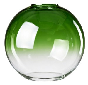 Klosz szklany Venus zielony ombre 15 cm gwint E27 