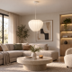 Lampa wisząca Cloud w salonie styl modern ZL2036.jpg