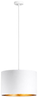 Lampa wisząca z abażurem ażurowa ORO Deluxe biała 30cm ZLA7232 