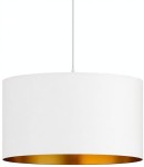 Lampa wisząca z abażurem ażurowa ORO Deluxe biała 35cm ZLA7232