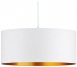 Lampa wisząca z abażurem ażurowa ORO Deluxe biała 40cm ZLA7232