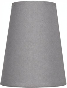 Abażur mały stożek szary E14 18cm ELA7326