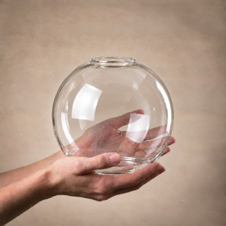 Klosz szklany Venus clear 15 cm gwint E27