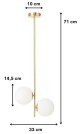 Milano Twin gold 71cm wymiary.jpg
