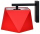 Kinkiet z abażurem materiał Diament RED