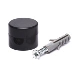 Uchwyt do kabla  przewodu w oplocie L czarny