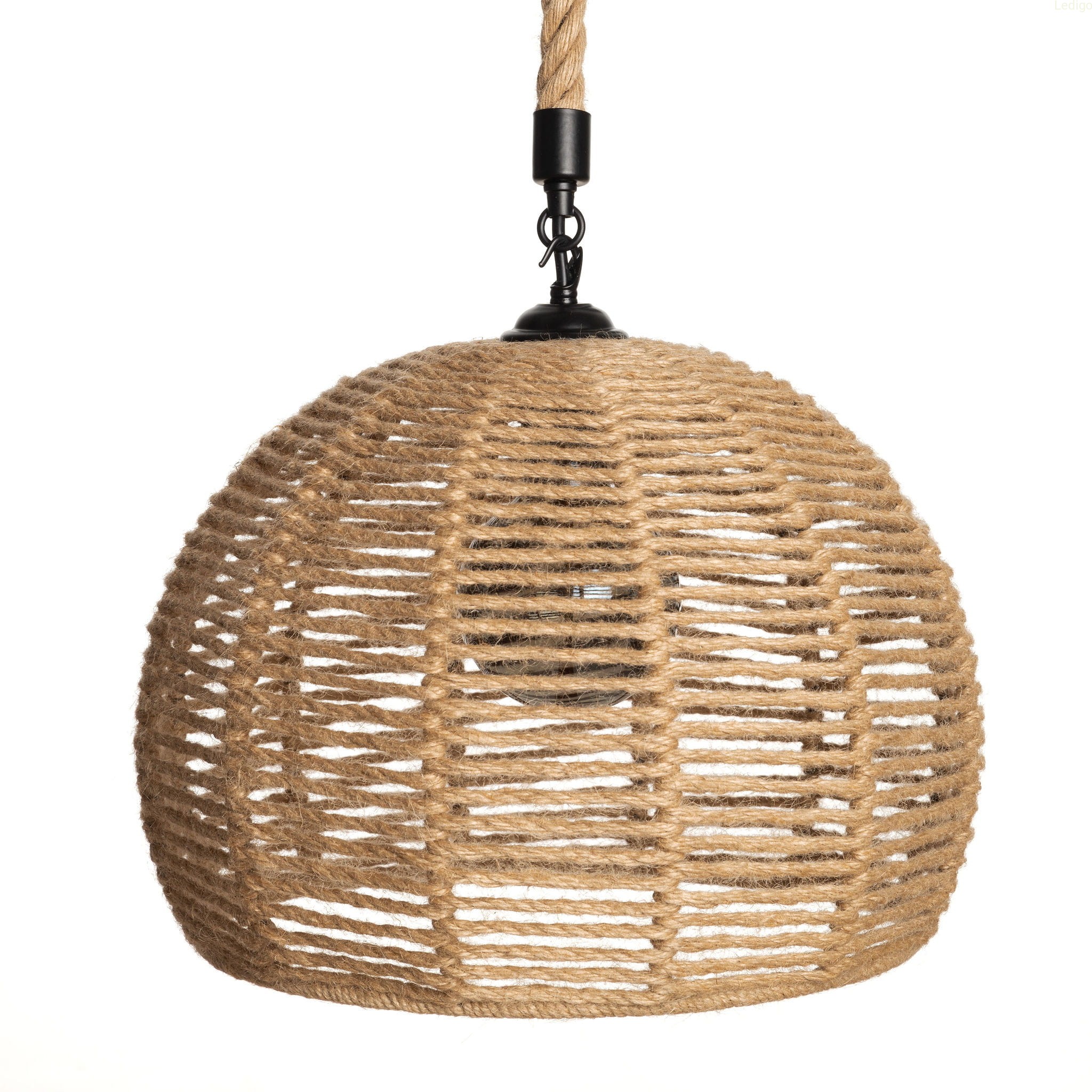 lampa wisząca jutowa SWC001 duża