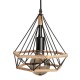 Lampa wisząca mini GEO S BOHO sznur juta