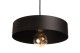 Lampa wisząca z abażurem czarna