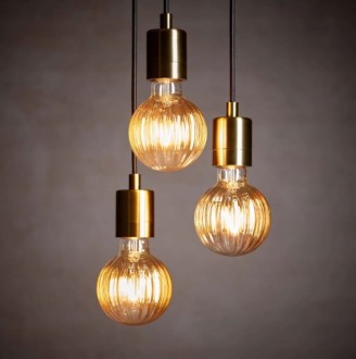 Żarówka LED E27 5,5W G125 dekoracyjna modern dyńka