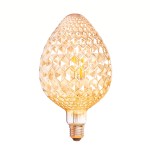 Żarówka LED E27 6W G95 dekoracyjna modern loft szyszka