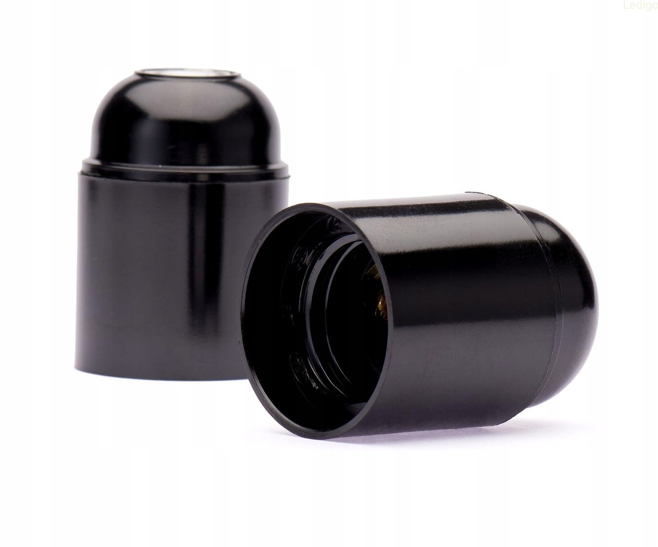 Oprawka dekoracyjna bakelitowa E27 LOFT czarna