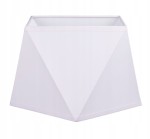 ABAŻUR klosz diament JASNY RÓŻ dla żarówki E27