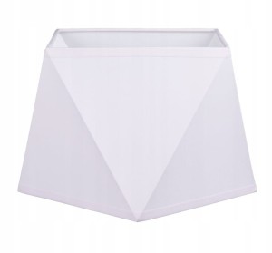 ABAŻUR klosz diament JASNY RÓŻ dla żarówki E27