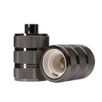 Oprawka dekoracyjna E27 tarka zintegrowana GRAFIT