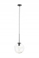 Lampa wisząca szklana duża LAVA przezroczysta