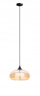 Lampa sufitowa wisząca szklana złota amber Cairo marka Ledigo