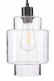Lampa wisząca szklana przezroczysta nowoczesna EP017