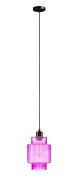 Lampa wisząca szklana różowa nowoczesna EP017 Marka Ledigo
